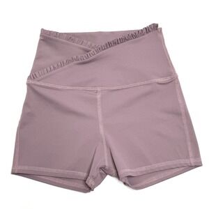 Tiger Friday Dance Wear Athletic Shorts Mauve Purple Size AS Adult Small Spandex